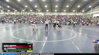 116 lbs Champ. Round 2 - Quincy Benson, Pleasant Grove vs Tib Champneys, Tooele