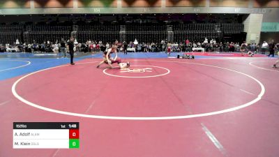 152 lbs Quarterfinal - Alexa Adolf, Alamosa vs Mica Klein, Douglas