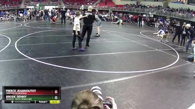 220 lbs Quarterfinal - Brode Denny, Hershey Youth Wrestling vs Pierce Jeannoutot, Crofton-Bloomfield