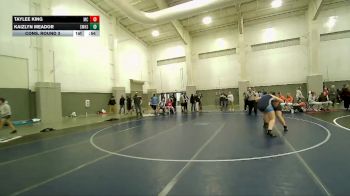 190 lbs Cons. Round 3 - Taylee King, Mountain Crest vs KaizLyn Meador, Salem Hills