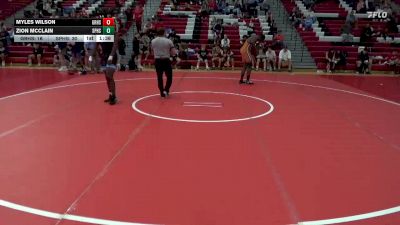215 lbs Round 2 (4 Team) - Zion McClain, Spain Park Hs vs Myles Wilson, Grissom Hs