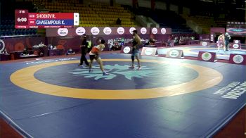 92 kg Semifinal - Kamran GHASEMPOUR, IRI vs Rustam SHODIEV, UZB