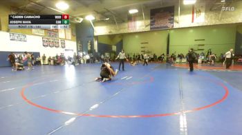 144 lbs Champ. Round 2 - Joseph Nava, Eleanor Roosevelt vs Caden Camacho, Woodbridge