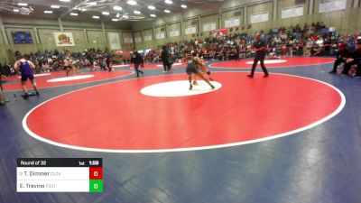 147 lbs Round Of 32 - Tytus Dimmer, Clovis West vs Elias Trevino, Foothill