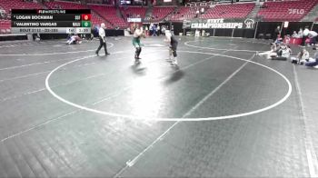 D2-285 lbs Quarterfinal - Logan Bockman, Saint Croix Falls vs Valentino Vargas, Martin Luther