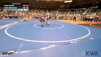 52 lbs Consi Of 16 #2 - Flynn Statler, Fort Gibson Youth Wrestling vs Jaxen Henderson, Beggs Youth Wrestling Program