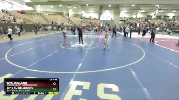 85 lbs Champ. Round 1 - Dyllan Braddock, Elite Wrestling Academy vs Ivan Robledo, Sumner County Wrestling Club