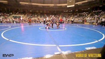 73 lbs Consi Of 32 #2 - Ethan Salazar, 505 WC vs Nikolas Ortega, Keystone Wrestling Club