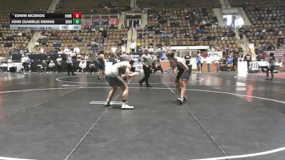 6A 175 lbs Cons. Round 4 - John (gamble) Dennis, Benjamin Russell vs Edwin Mcbride, Homewood Hs
