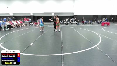 165 lbs Chris Anguiano, California Gold vs Aiden Mincey, Minnesota Red