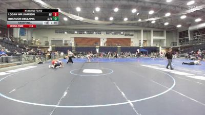 165 lbs Semifinal - Logan Williamson, RIT vs Brandon DellaPia, Alfred State