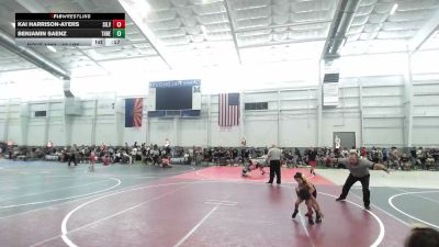 37 lbs 3rd Place - Kai Harrison-Ayers, Silvaback Training Center vs Benjamin Saenz, Threshold WC