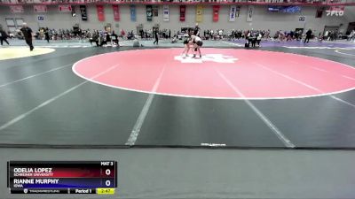 103 lbs Semifinal - Odelia Lopez, Schreiner University vs Rianne Murphy, Iowa