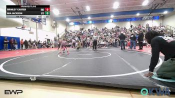 57-62 lbs Rr Rnd 1 - Brinley Carter, Bartlesville Wrestling Club vs Mia Jackson, Grove Takedown Club