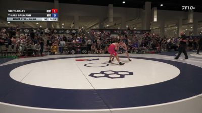 70 kg Cons. Sub-rd Of 64 - Sid Tildsley, New England Regional Training Center vs Kale Baumann, MATPAC Wrestling Club