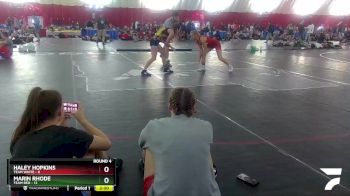110 lbs Round 4 (6 Team) - Haley Hopkins, Team White vs Marin Rhode, Team Red
