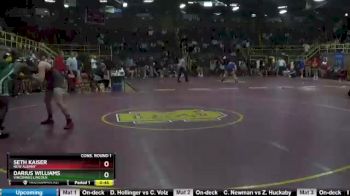 182 lbs Cons. Round 1 - Darius Williams, Vincennes Lincoln vs Seth Kaiser, New Albany