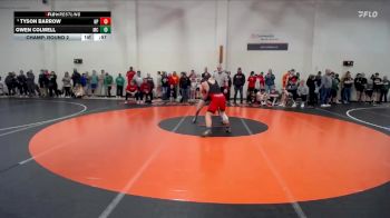 175 lbs Champ. Round 2 - Tyson Barrow, North Posey vs Owen Colwell, Madison Cubs