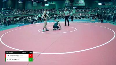 Semifinal - Wyatt Greenhalgh, Cedar City vs Aaron Shumway, Green Canyon