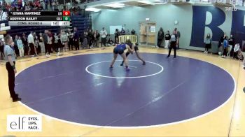 140 lbs. Cons. Round 6 - Addyson Bailey, Collinsville vs Ilyana Martinez, Lebanon