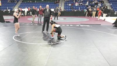 120 lbs Consi Of 8 #2 - Eleonora Siciliano, Winchester vs Emily Golini, Northbridge