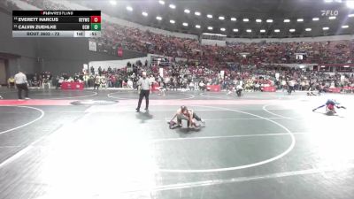 72 lbs Cons. Round 4 - Calvin Zuehlke, Bandit Club Wrestling vs Everett Harcus, RT Elite/Belmont-Platteville Youth Wrestling Club