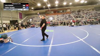 50 kg 7th Place Match - Ava Fodera, Poway Wrestling vs Katey Valdez, Army (WCAP)