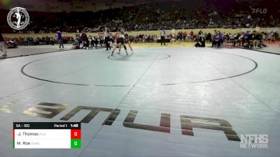 5A - 120 lbs Quarterfinal - Jolee Thomas, PLAINVIEW vs Madison Roe, WILBURTON/MOYERS