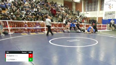 182 lbs Champ. Round 3 - JUAN CARLOS PUGA, Gilroy vs Philip Castro, Brawley Union