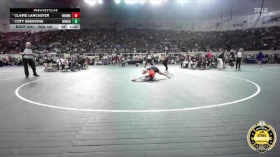 G6A-120 lbs Semifinal - Coty Sessions, Norman North-Girls vs Claire Lancaster, Norman-Girls