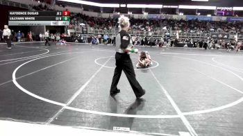 90 lbs Consi Of 8 #2 - Kaydence Dugas, Jr Storm vs Lillyann White, C4 Wr Ac