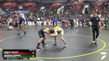 85 lbs Cons. Round 2 - Wesley Wooley, Clio WC vs Brennan Johnson, Pine River Youth WC