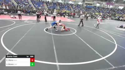 130 lbs Quarterfinal - Elias Mora, Brush Middle School vs Vincent Bravo, Fort Lupton