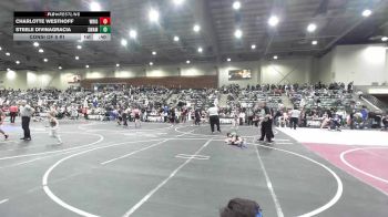 101 lbs Consi Of 8 #1 - Charlotte Westhoff, Wrightwood Wrestling Club vs Steele Divinagracia, Swamp Monsters