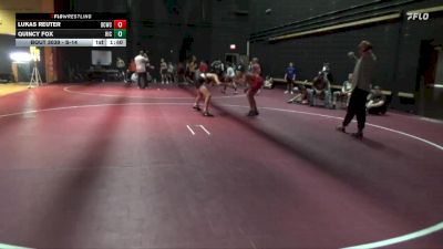 S-14 lbs Quarterfinal - Lukas Reuter, Benton Community Wrestling Clu vs Quincy Fox, Riceville