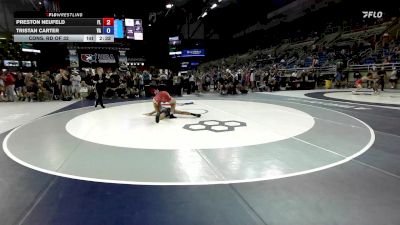 120 lbs Cons. Rd Of 32 - Preston Neufeld, FL vs Tristan Carter, VA