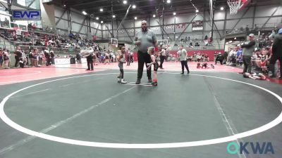 37 lbs Rr Rnd 1 - Henry Howell, Henryetta Knights Wrestling Club vs Kase Williams, Pin-King All Stars