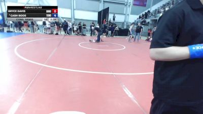 132 lbs Cons. Semis - Bryce Davis, Basement Boys Wrestling Club vs Cash Boos, Thurston County Wrestling Club