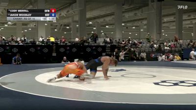 92 kg Champ. Rd Of 16 - Cody Merrill, Cowboy RTC/ Titan Mercury Wrestling Club vs Jakob Woodley, OCRTC