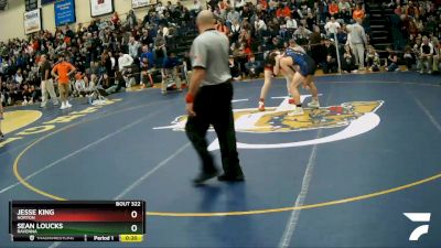 144 lbs Cons. Round 3 - Sean Loucks, Ravenna vs Jesse King, Norton