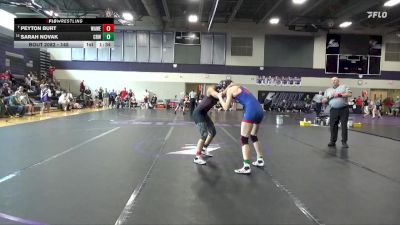 145 lbs Cons. Round 1 - Peyton Burt, Waterloo West vs Sarah Novak, Cedar Rapids Washington