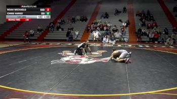 125 lbs Rr Rnd 1 - Noah Michaels, Rider vs Chris Vargo, Edinboro