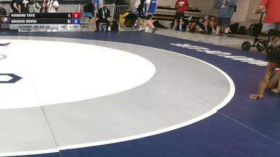94 lbs Champ. Rd Of 64 - Kamari Tate, Illinois vs Mason Irwin, New Jersey