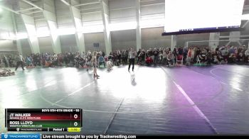 93 lbs Quarterfinal - Jt Walker, Nevada Elite Wrestling vs Ross Lloyd, Wasatch Wrestling Club