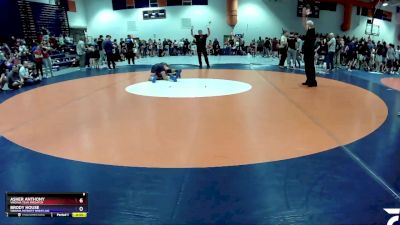 110 lbs Round 1 - Asher Anthony, Virginia Team Predator vs Brody House, Virginia Patriots Wrestling