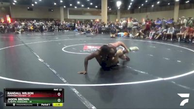 215 lbs Round 1 (6 Team) - Jason Brown, Alabama Takedown vs Randall Wilson, Mississippi Mayhem