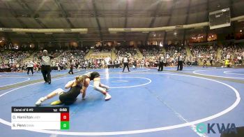 110 lbs Consi Of 8 #2 - Olivia Hamilton, Lady Outlaw Wrestling Academy vs Shailey Penn, Chandler Takedown Club