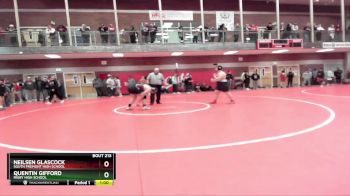 285 lbs Cons. Semi - Quentin Gifford, Rigby High School vs Neilsen Glascock, South Fremont High School