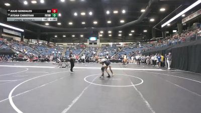 125 lbs Cons. Round 2 - Julio Gonzales, Arizona Christian University vs Aydan Christian, Fort Hays Tech Northwest