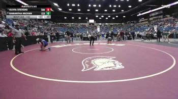 145 lbs Cons. Round 3 - Olivia Stevens, Tecumseh - Shawnee Heights HS vs Samantha Becker, Lenexa - St. James Academy HS